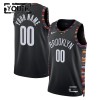 Dres Brooklyn Nets Prilagođeni Nike 2025-26 City Edition Crno Swingman - Dječji